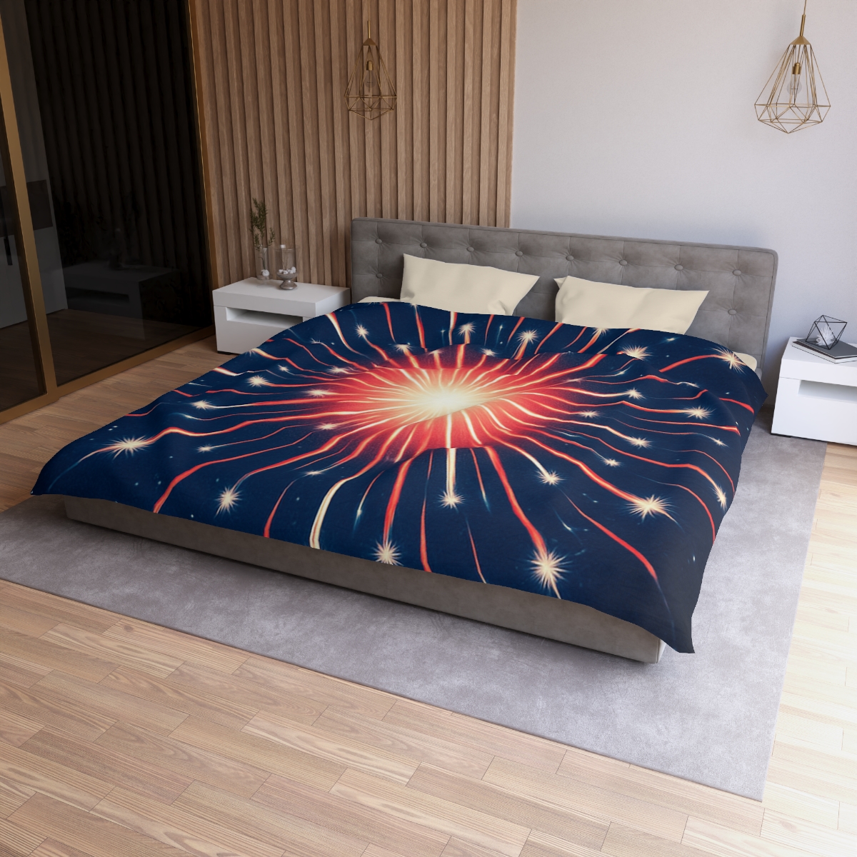 Photon Burst Constellation stylish duvet covers