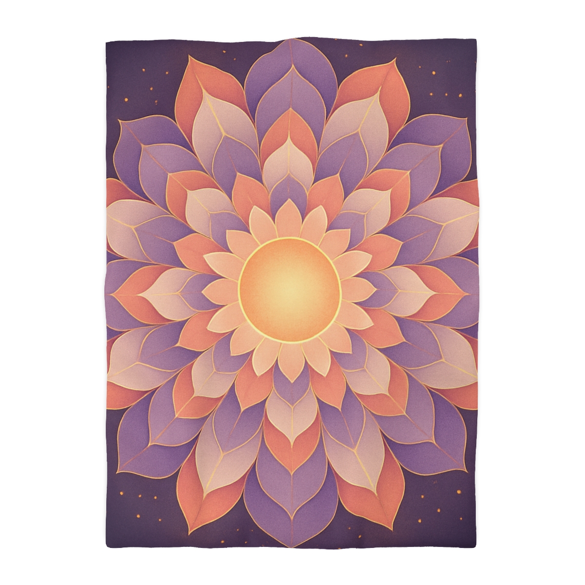 Petal Halo Mandala Drift soft comforter duvets