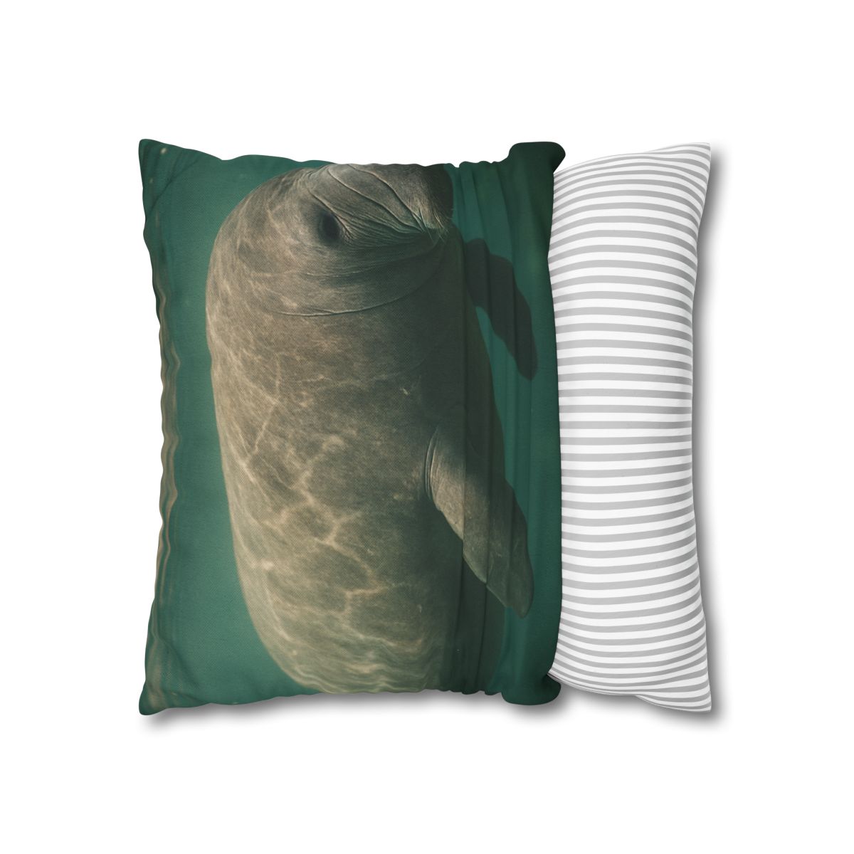 Quiet Drift West Indian Manatee custom pillow cases