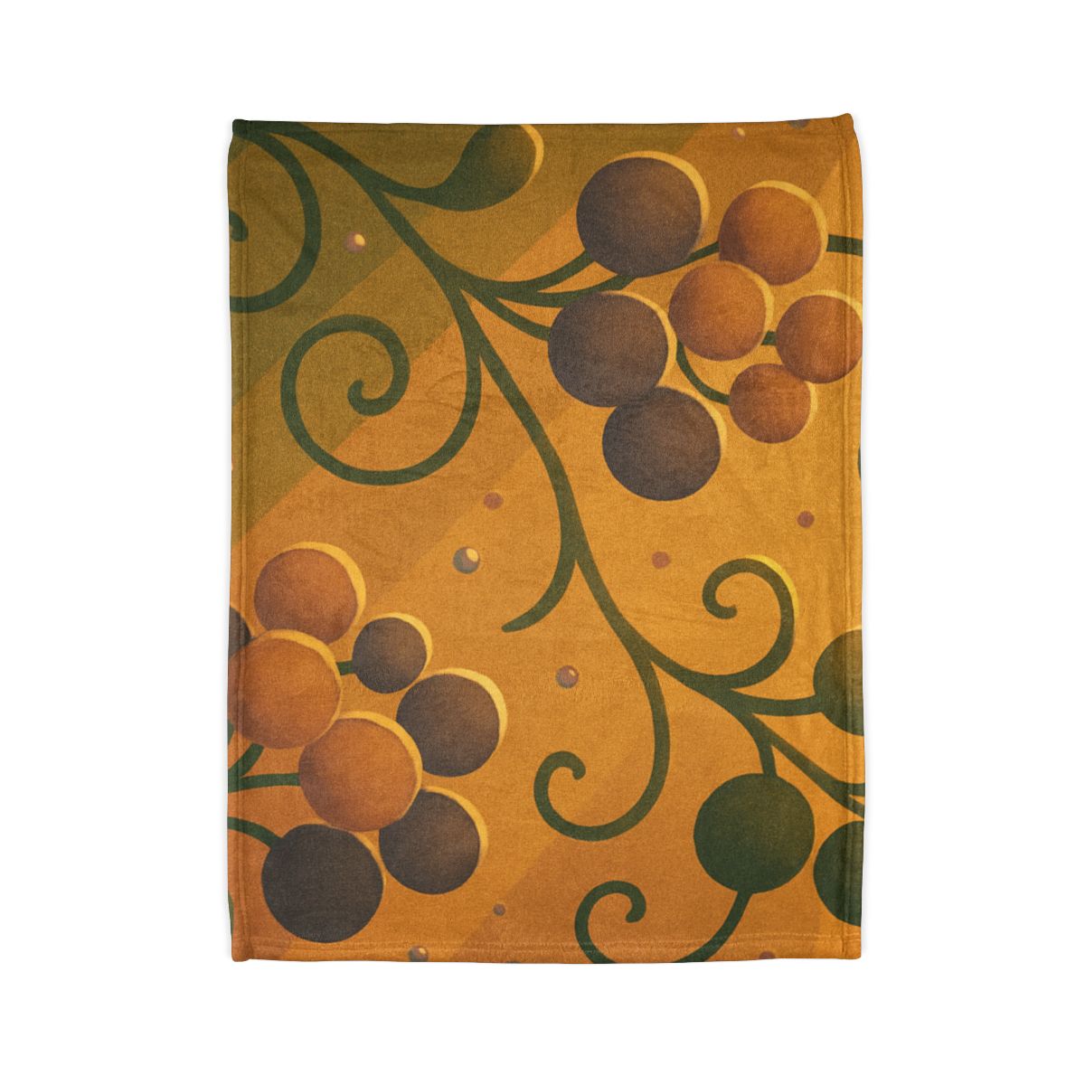 Tendrils And Seed Cluster personalized cozy blankets