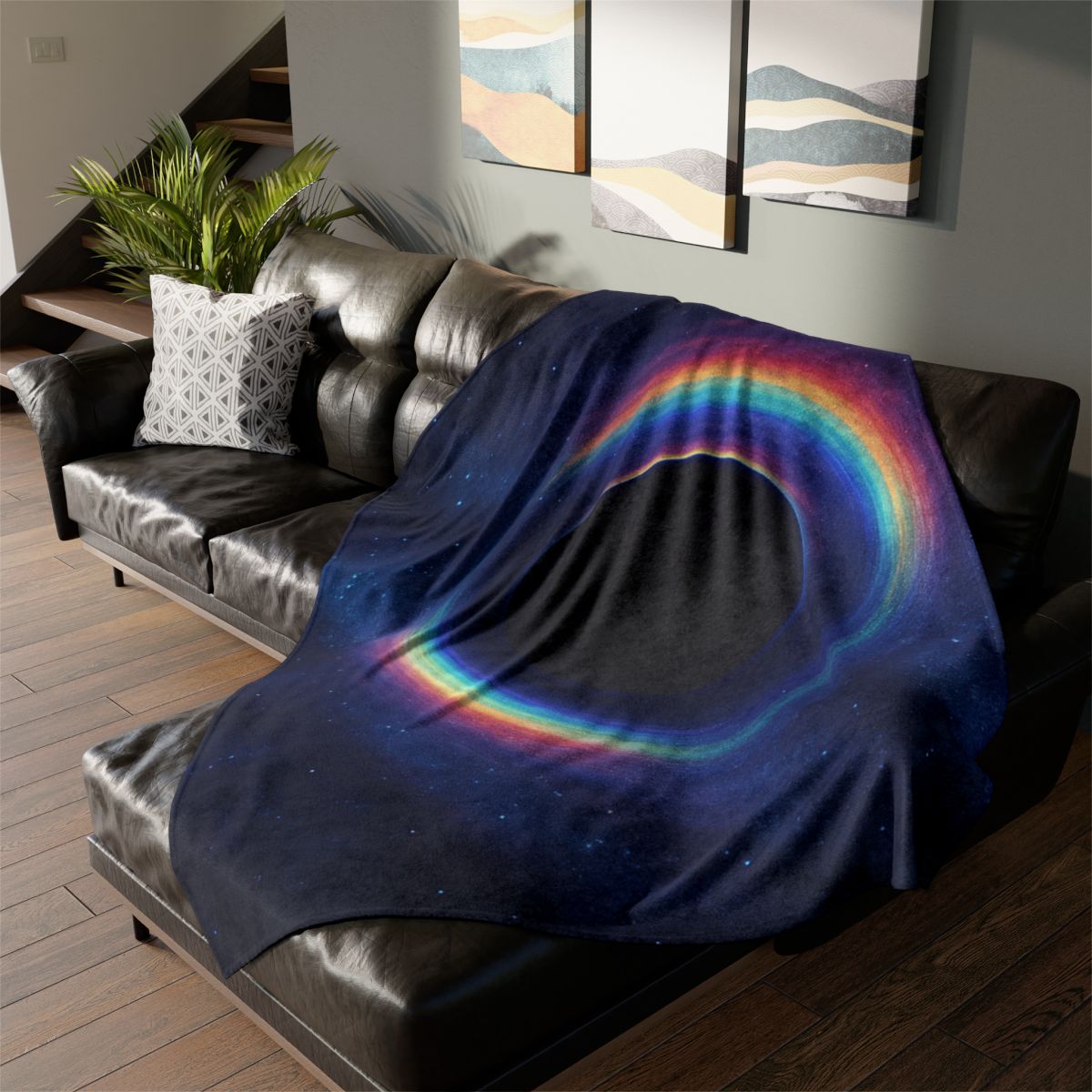 Prismatic Lensing Halo Drift unique gift blankets