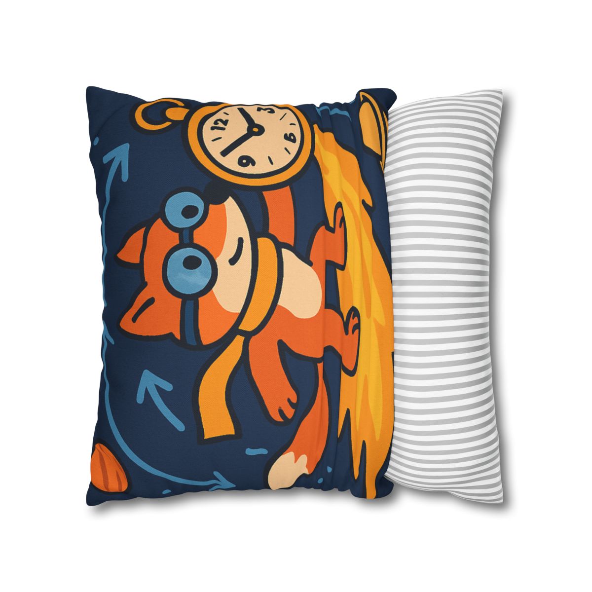Time Traveling Comet Fox designer print pillow cases