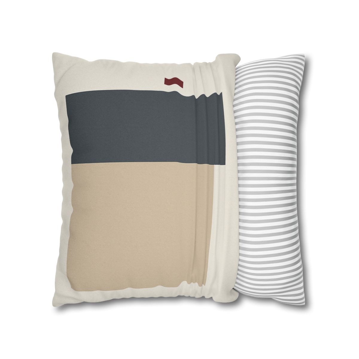 Offset Squares With Calm Corridor designer print pillow cases