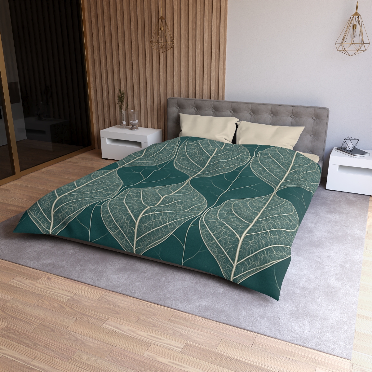 Vein Lace Panel soft comforter duvets