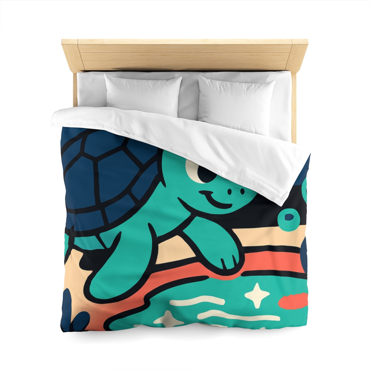 Starlight Sea Turtle Adventure personalized bedding duvets