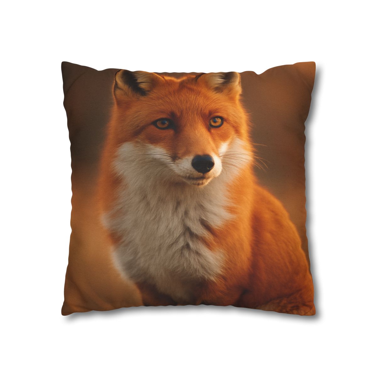Crimson Whisper Red Fox custom pillow cases