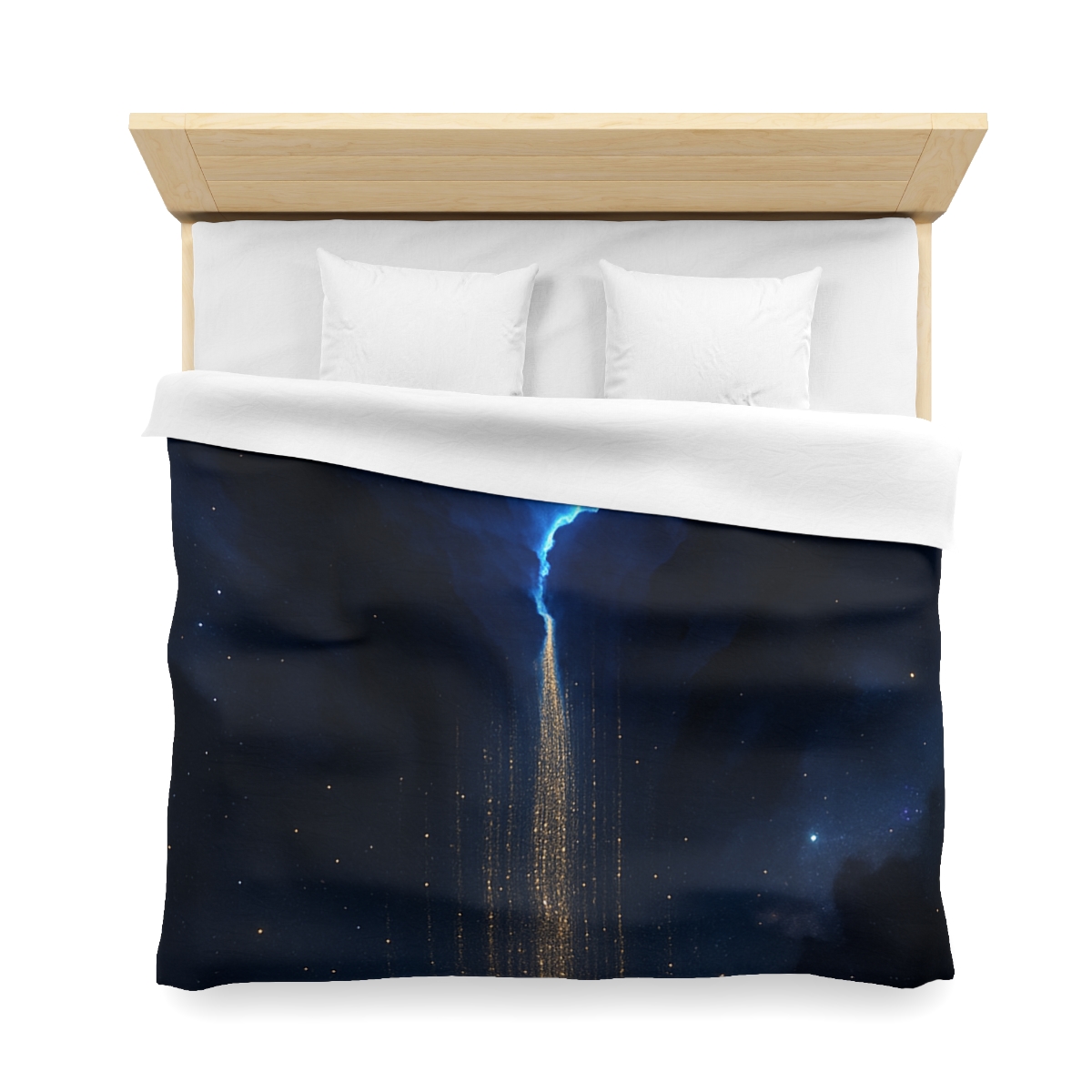 Luminous Rift Starfall custom duvets