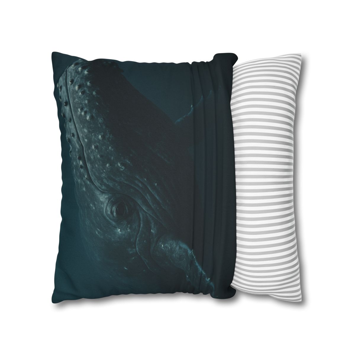 Deep Current Humpback Whale personalized pillow covers