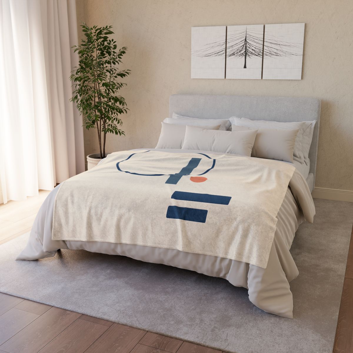 Quiet Orbit With Split Bars warm winter blankets