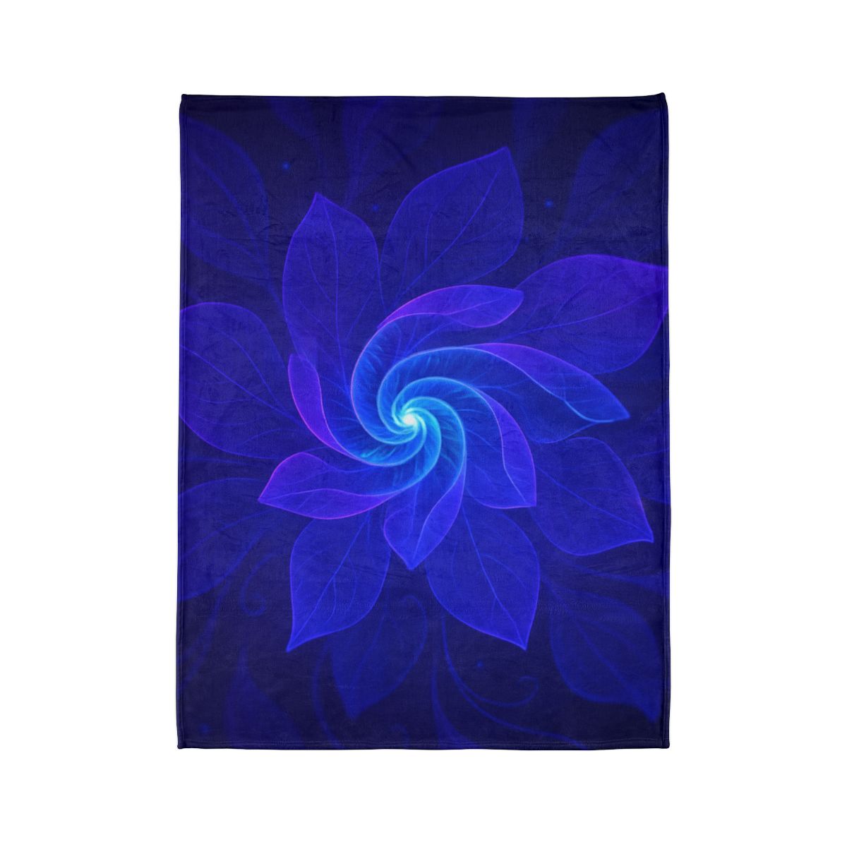 Petal Prism Helix soft fleece blankets