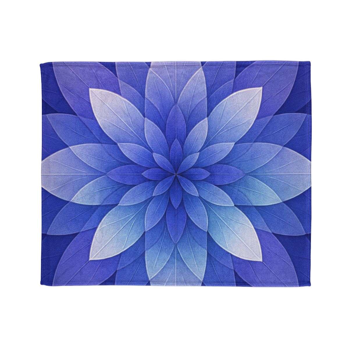 Petal Prism Overlap designer printed blankets