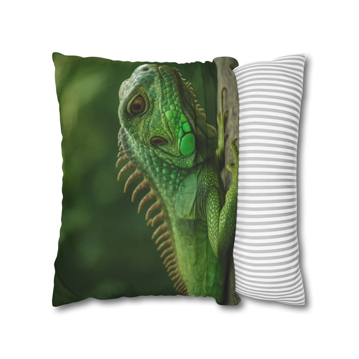 Stone Watcher Green Iguana custom pillow cases