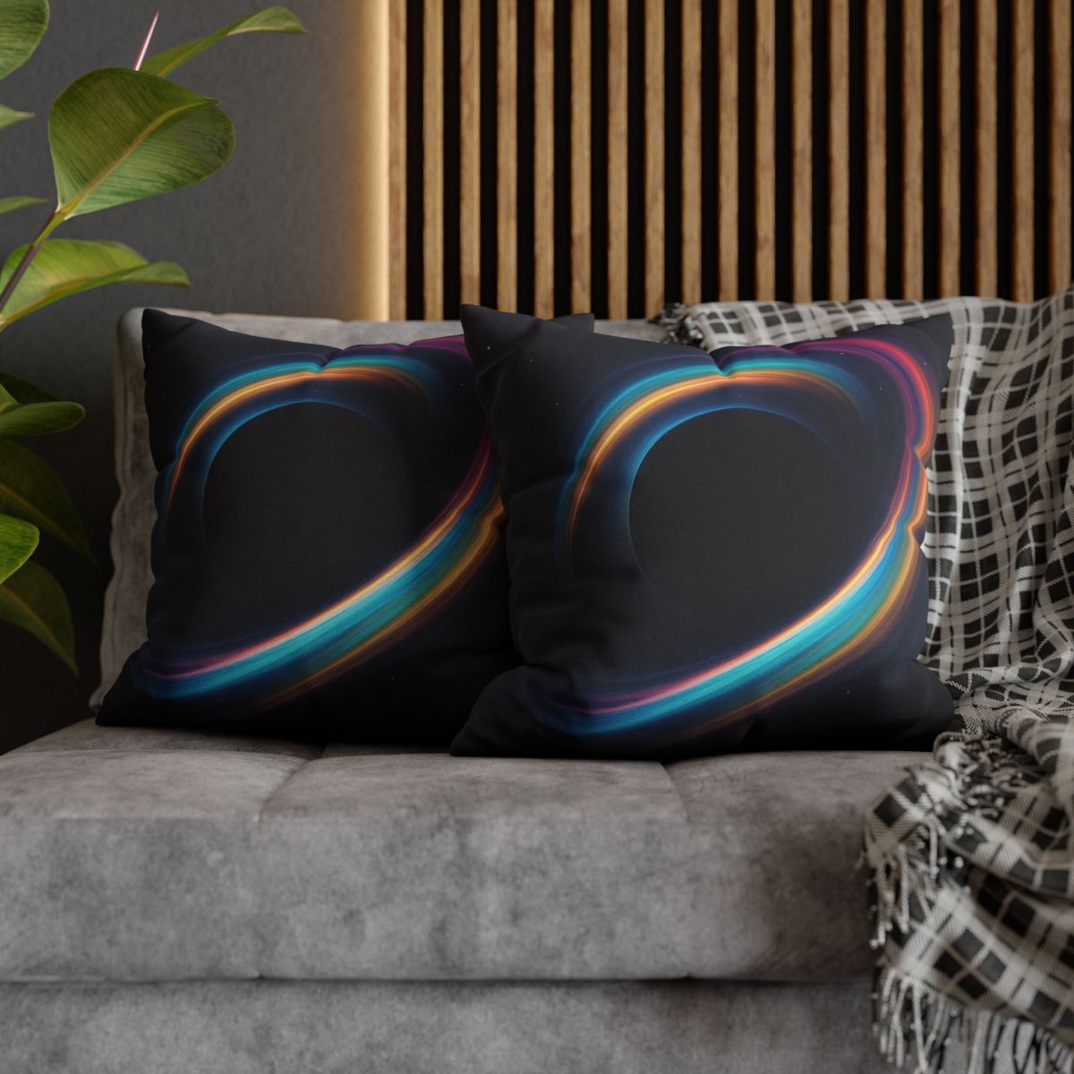 Chromatic Lensing Mirage trendy patterned pillow cases