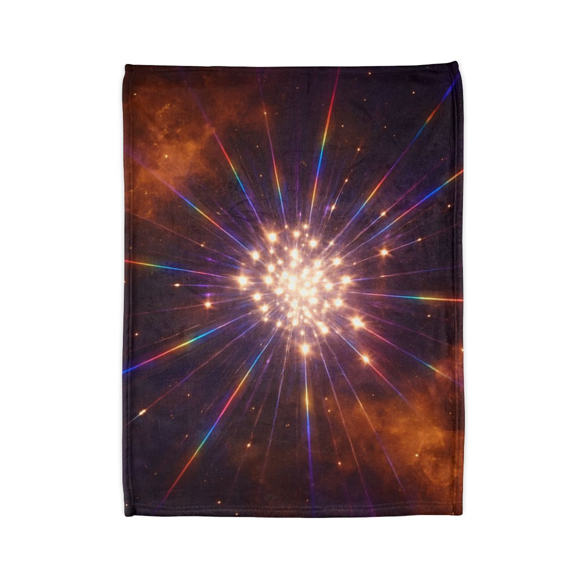 Starburst Cluster Mosaic designer printed blankets