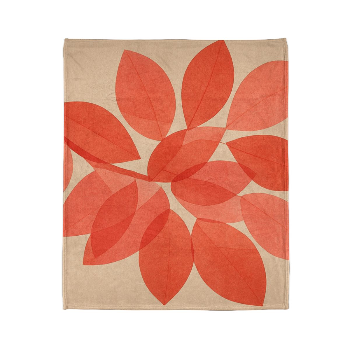 Petal Mosaic Overlay decorative home blankets