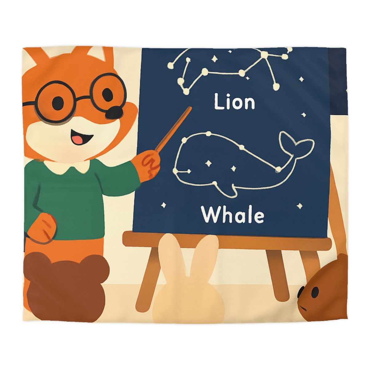 Constellation Classroom Fox stylish duvet covers