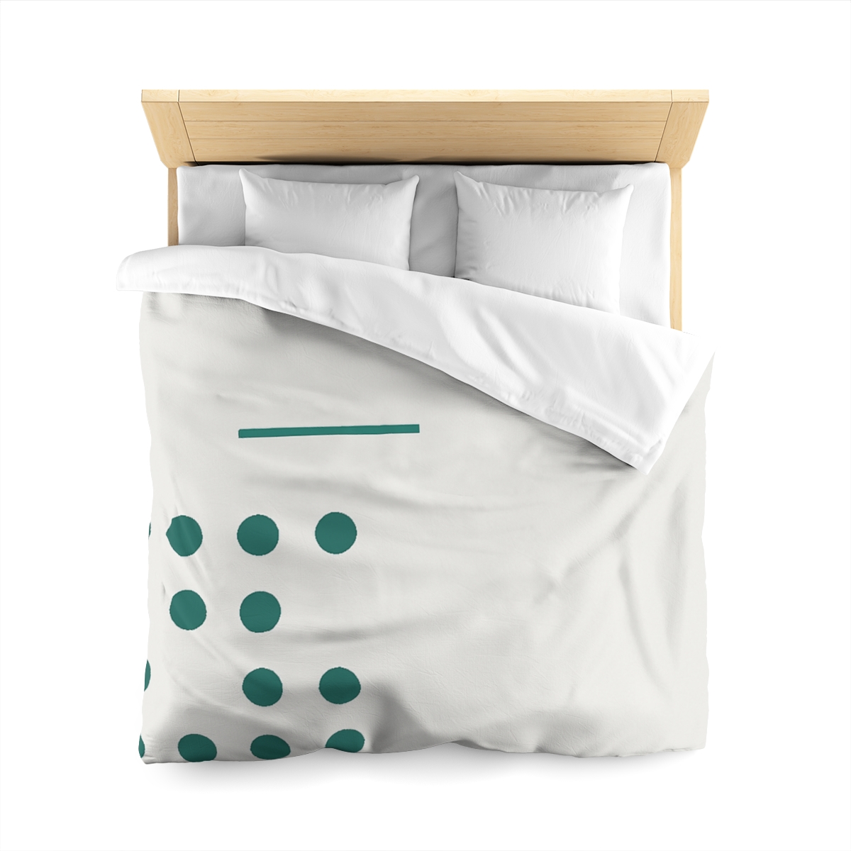 Sparse Dot Lattice Corner unique patterned duvets