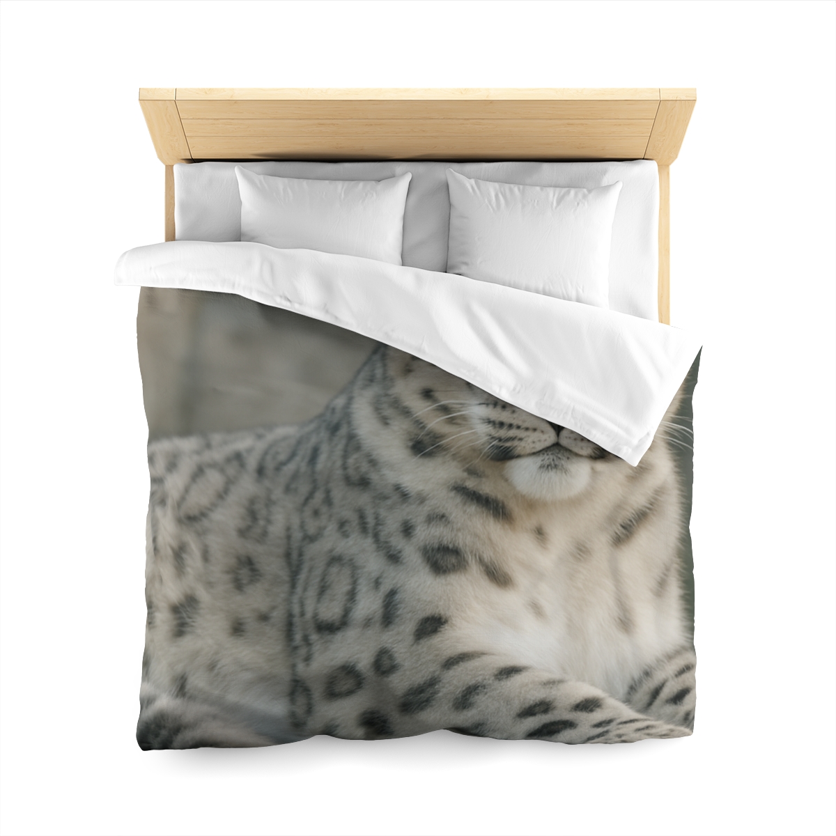 Hidden Realm Snow Leopard unique patterned duvets