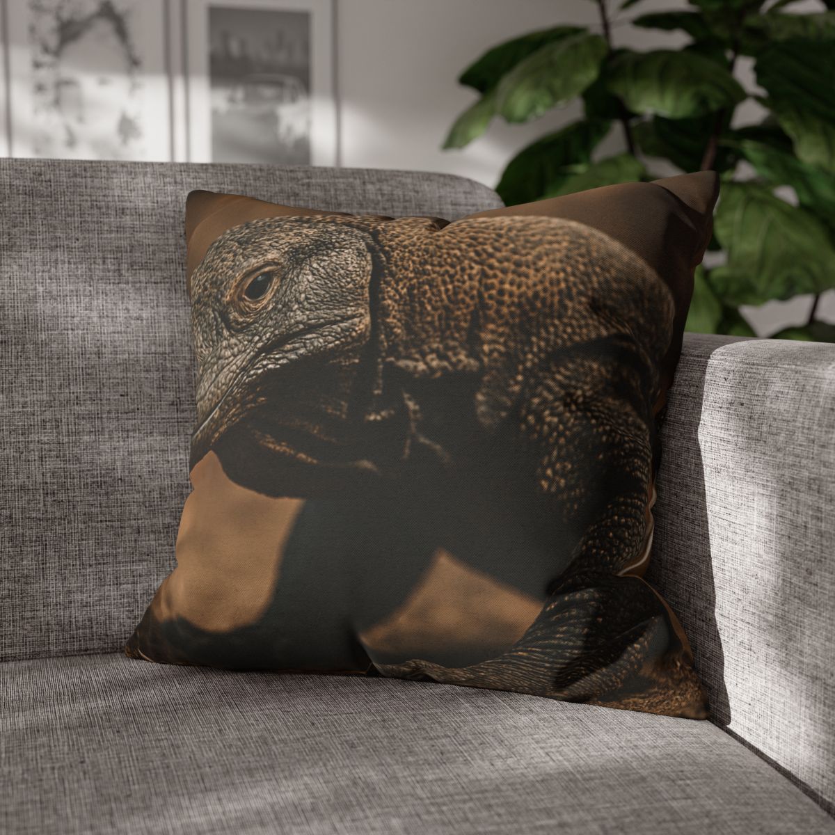 Ancient Sentinel Komodo Dragon stylish decorative pillowcases