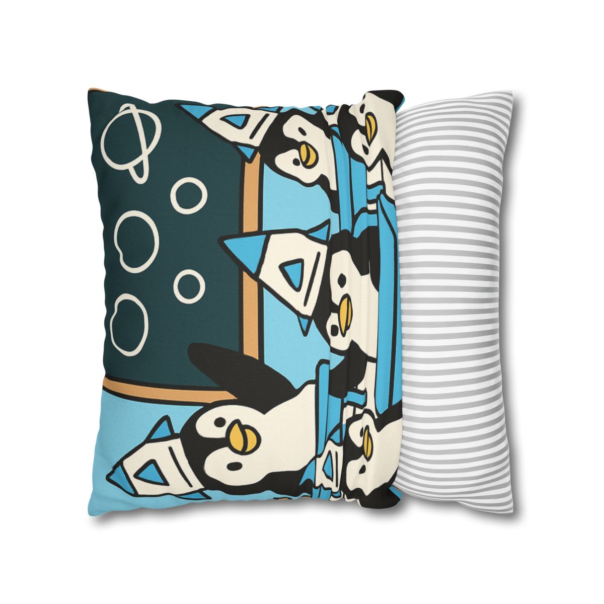Rocket Penguin Class unique gift pillow cases