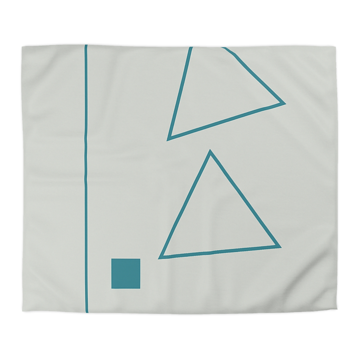 Staggered Triangles With Silent Axis personalized bedding duvets