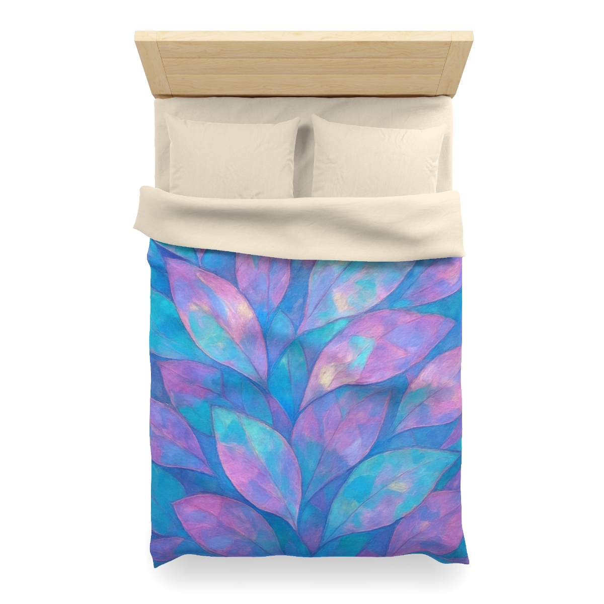 Petal Mosaic Aurora warm winter duvets