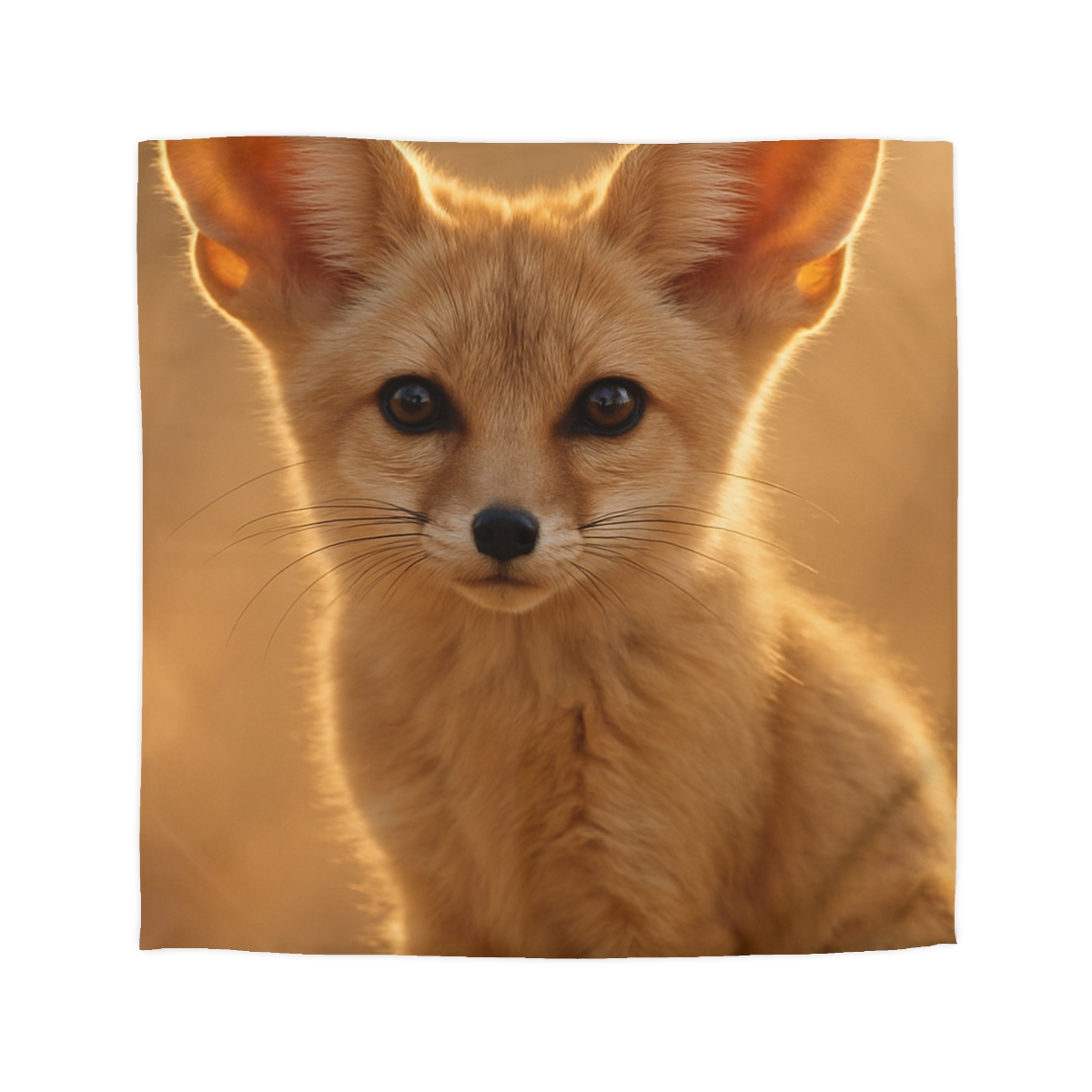 Ember Dusk Fennec Fox designer printed duvets