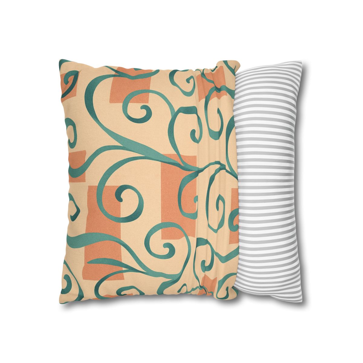 Tendril Ribbon Grid comfortable bedding pillow covers