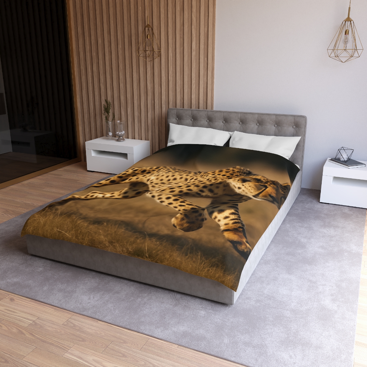 Sun Dash Cheetah trendy bedroom duvets