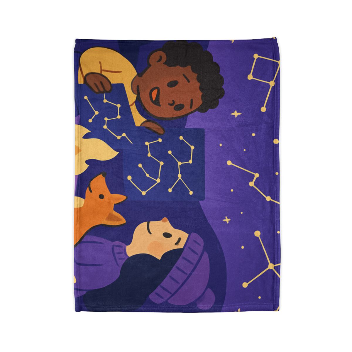 Constellation Camping stylish throw blankets