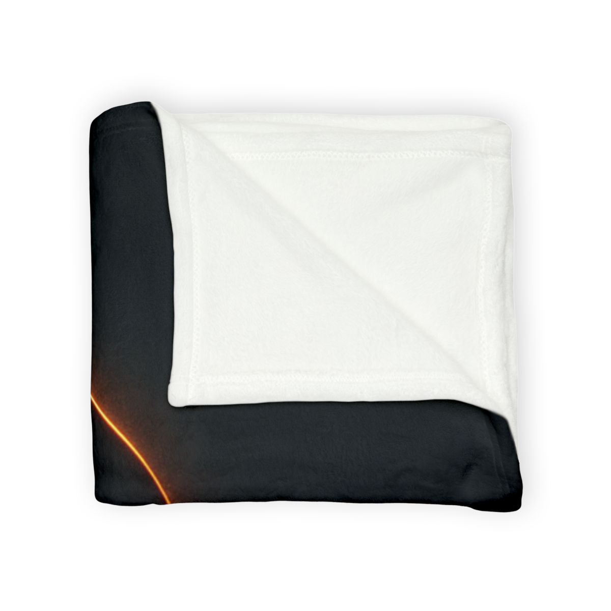 Void Horizon Silhouette Bloom stylish throw blankets