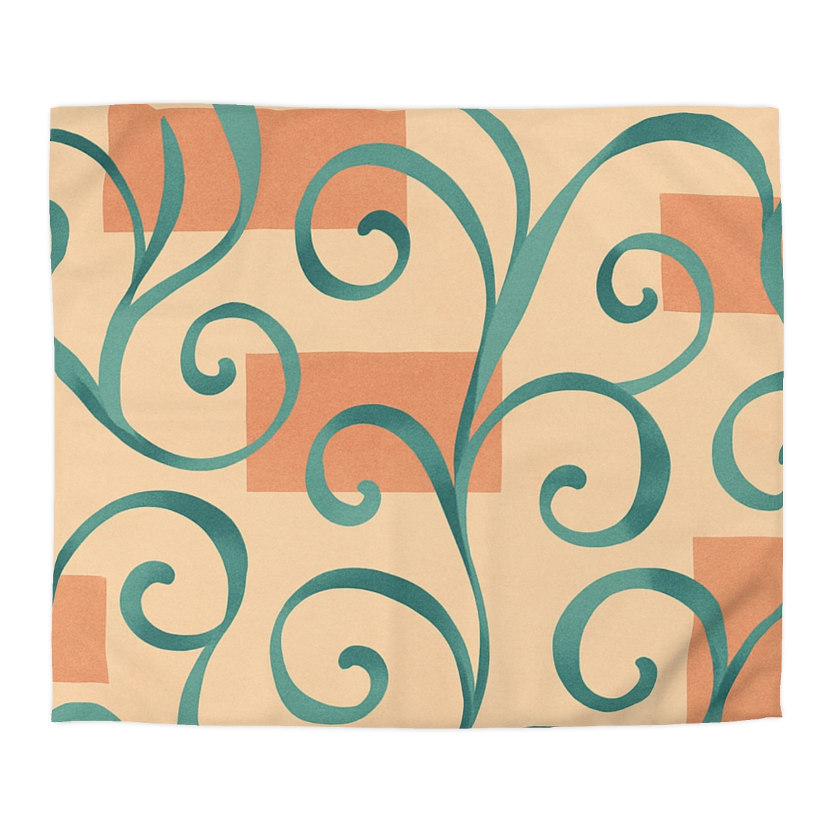 Tendril Ribbon Grid stylish duvet covers