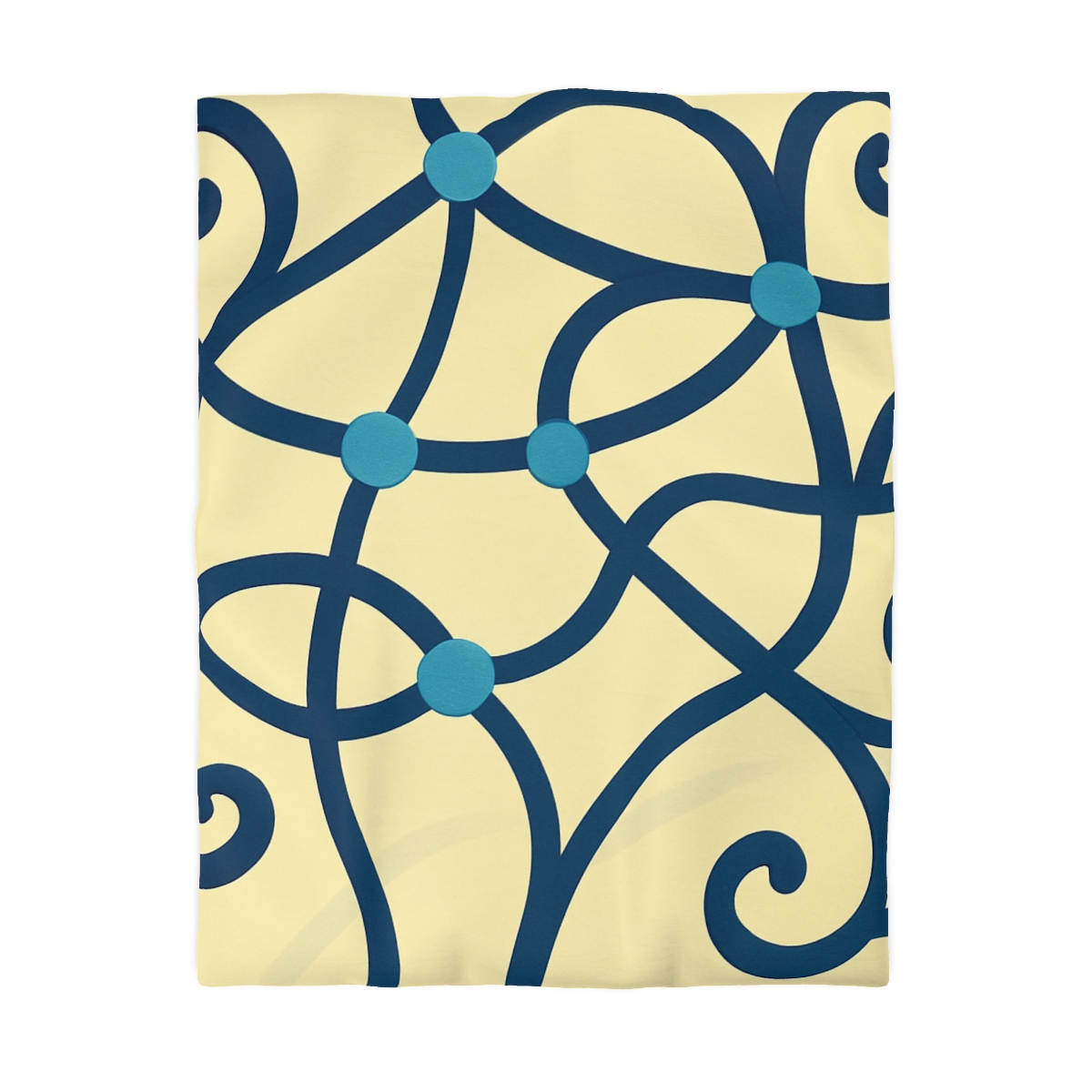 Tendril Ribbon Network unique patterned duvets