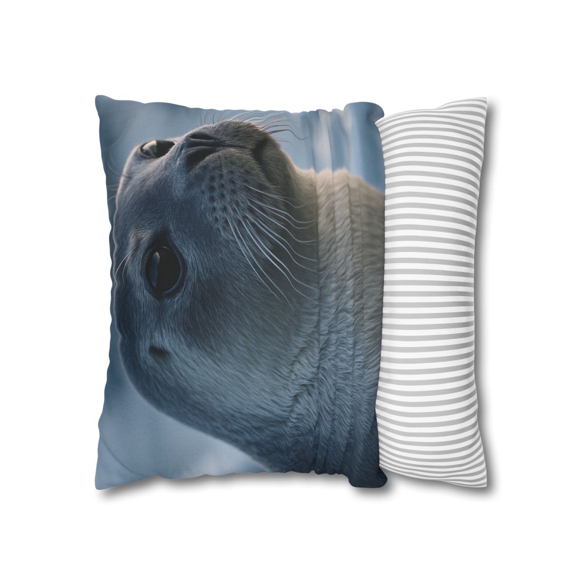 Moonlit Gaze Harp Seal custom pillow cases