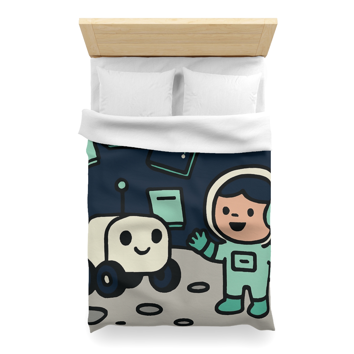 The Moonlit Library Rover warm winter duvets