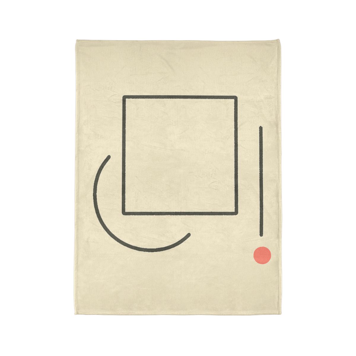 Offset Frame With Crescent Anchor warm winter blankets