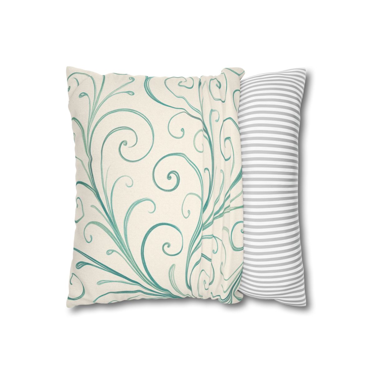 Tendril Wave Filigree custom pillow cases