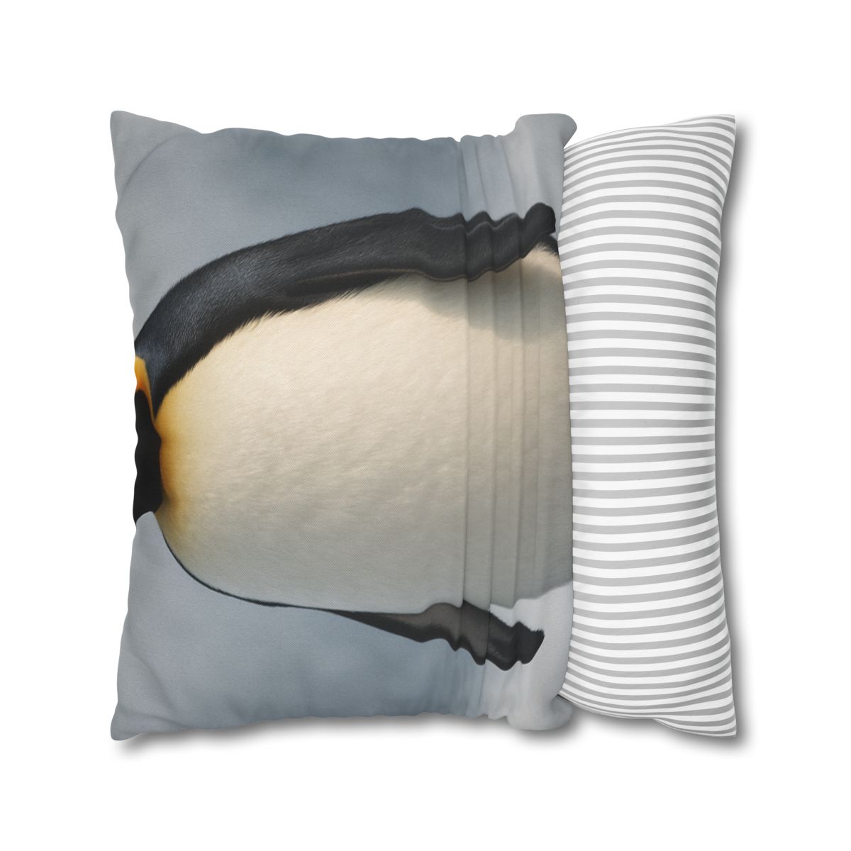 Frost Line Emperor Penguin designer print pillow cases