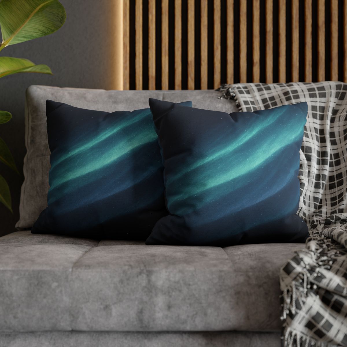 Aurora Particle Drift personalized pillow covers