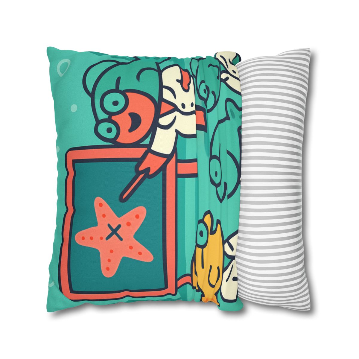 Coral School Of Scientists custom pillow cases