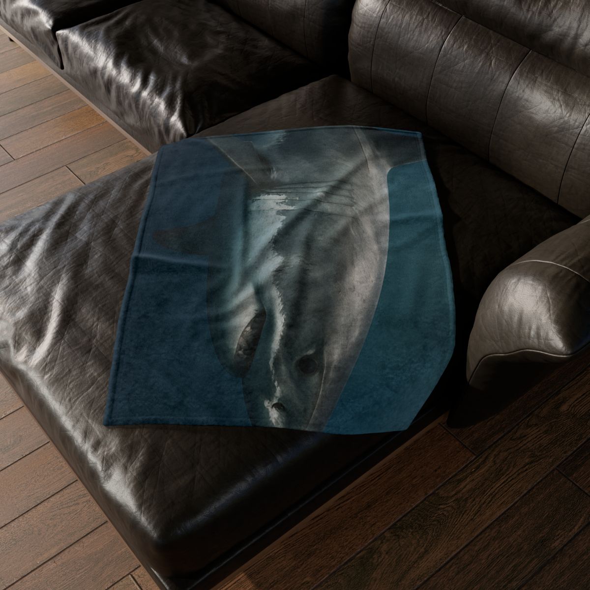 Silent Hunter Great White Shark unique gift blankets
