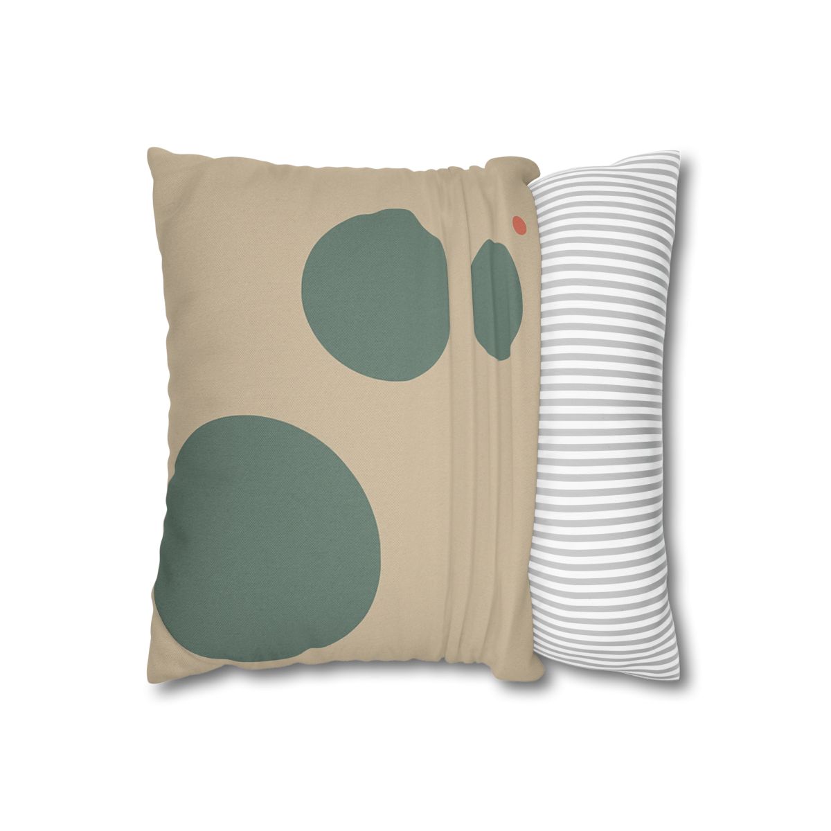 Quiet Triplet Of Offset Circles personalized pillow covers