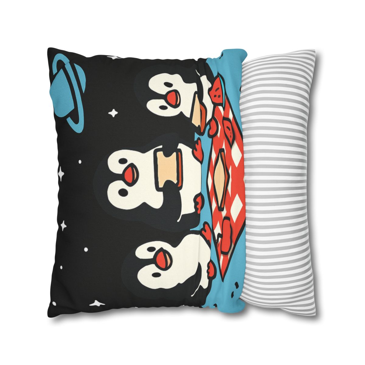 Planet Picnic Penguins custom pillow cases