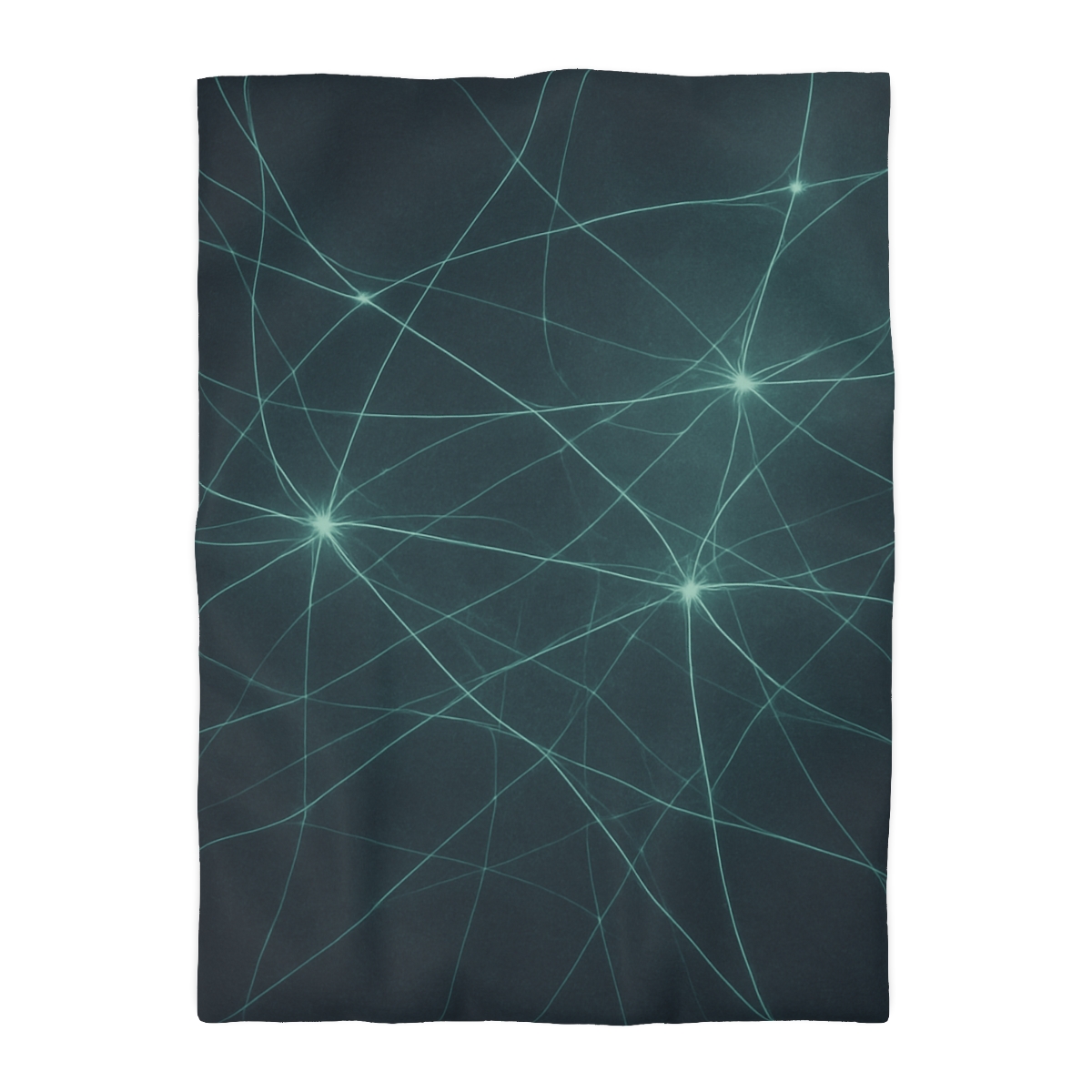 Cosmic Web Filament Glow designer printed duvets