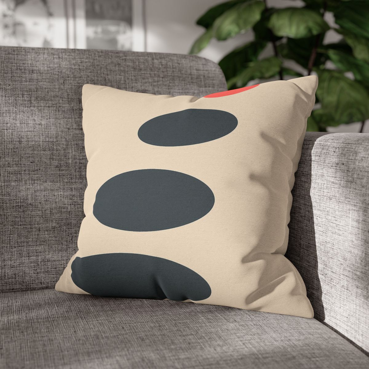 Staggered Ovals With Pause comfortable bedding pillow covers