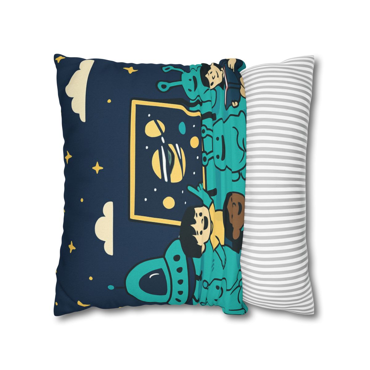 Starship Schoolyard personalized pillow covers