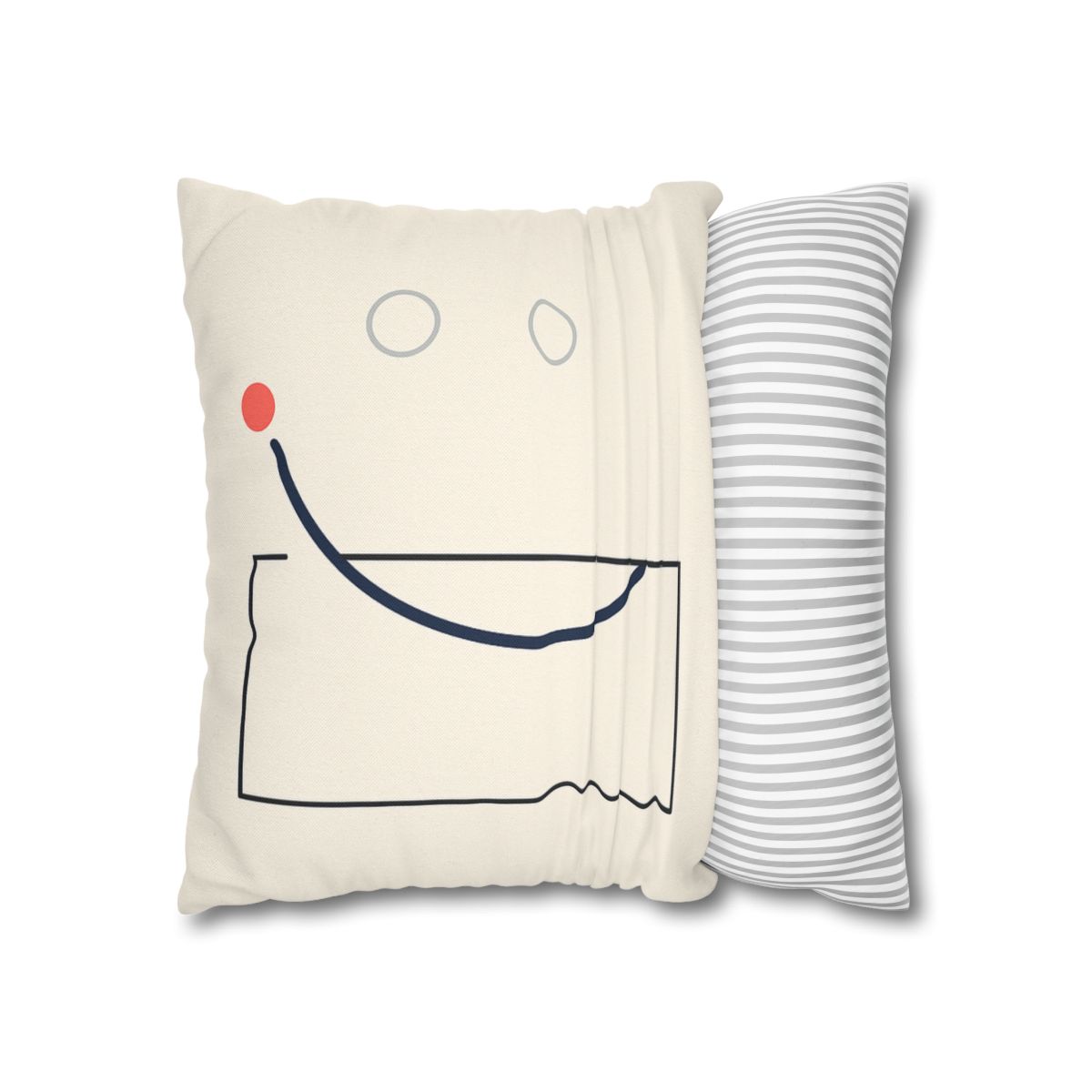 Offset Frame With Orbit Arc custom pillow cases