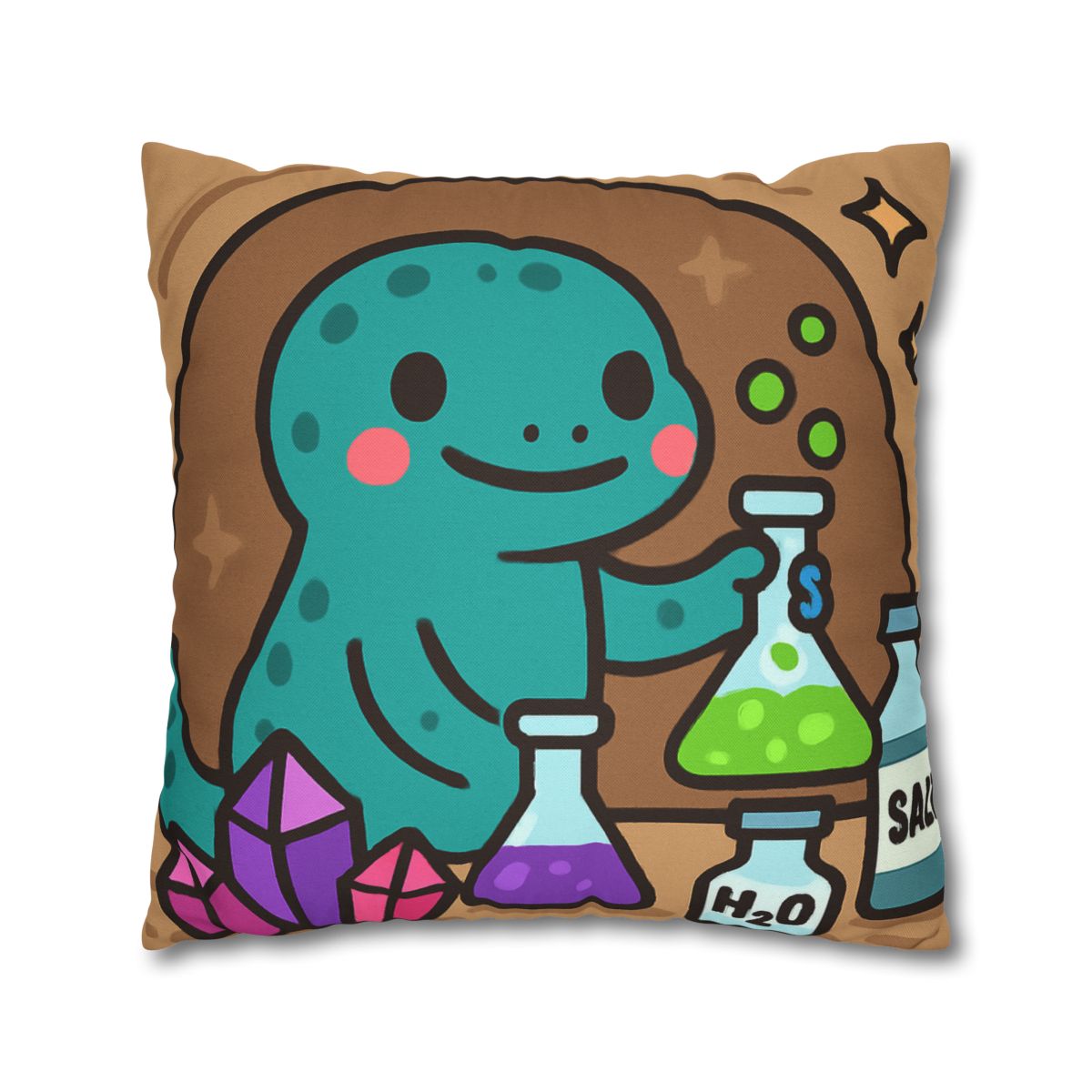 Crystal Cave Salamander Science Lab custom pillow cases