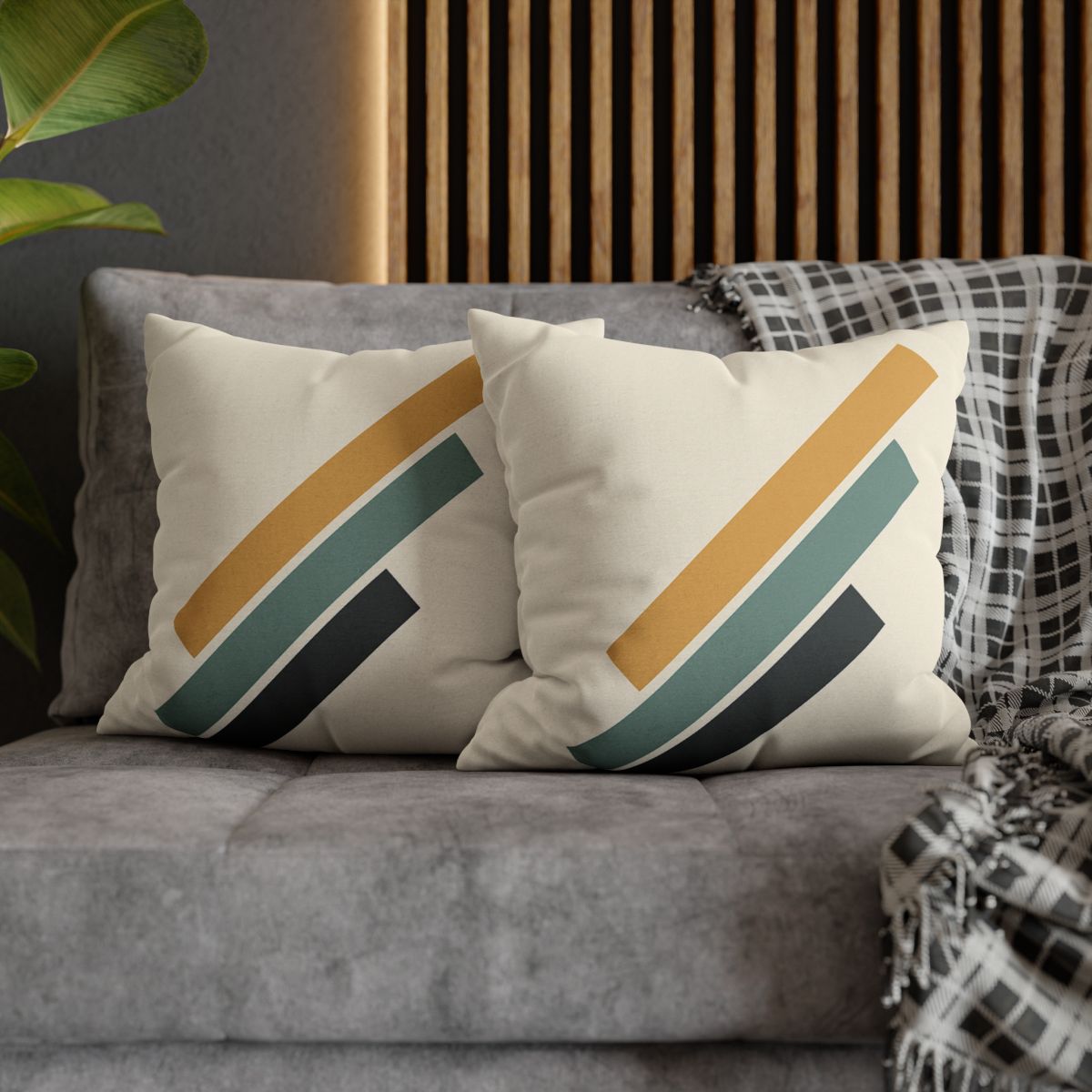 Stepped Rectangle Rhythm comfortable bedding pillow covers