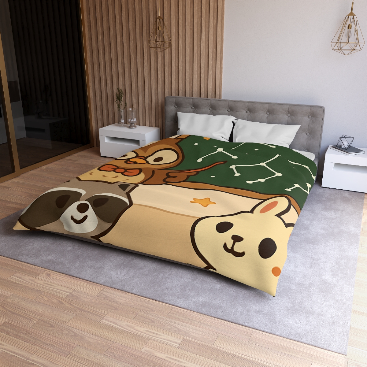 Comet Classroom Owl And The Star Map Chalkboard warm winter duvets